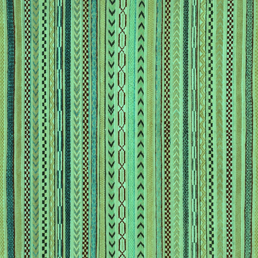 Ahgly Company Indoor Square Abstract Turquoise Blue Modern Area Rugs, 6 ...