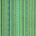 thumbnail image 1 of Ahgly Company Machine Washable Indoor Square Abstract Turquoise Blue Modern Area Rugs, 6' Square, 1 of 4