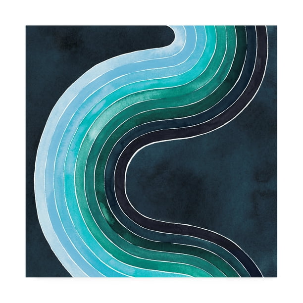 Trademark Fine Art 'Mid Century Current I' Canvas Art by Grace Popp