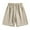 Khaki, variant on cfhntfmh Sweat Shorts for Men with Pockets Loose Comfy Gym Shorts Drawstring Elastic Waist Running Shorts Big and Talls