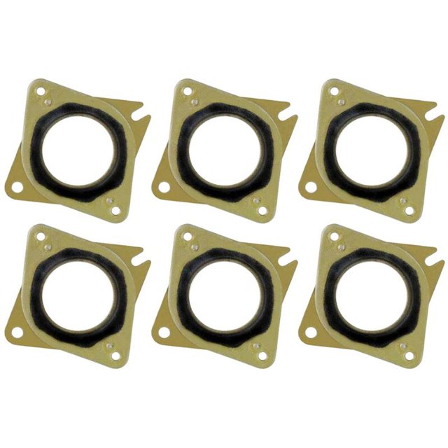 Amortiguador de vibraciones de correa de acero y caucho para impresora 3D, anillo amortiguador