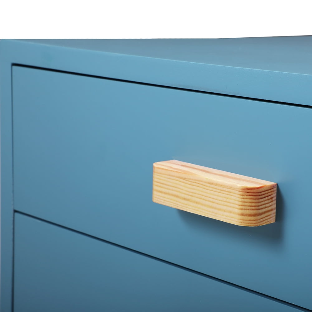 Kepooman 1 Piece Nightstands for Bedroom, Modern Design Bedside Cabinets for Living Room, Blue Bedside Furniture for Home Office