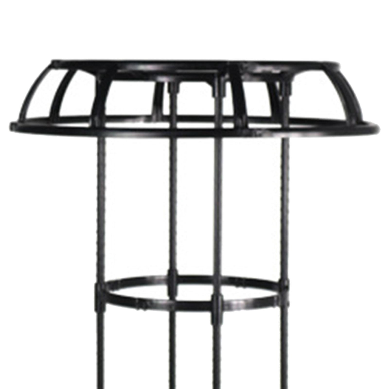 figatia Garden Trellis Plant Support Trellis Decorative Tools Black Vertical Multipurpose,Metal Plant Trellis Tomato Cage for Flowers 75x50cm