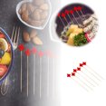 thumbnail image 1 of Palillos de cóctel para el Año Nuevo chino, 100 unidades, palillos con frutas, palillos para postres, palillos para comida, sándwiches, bebidas, brochetas de carne, frutas, artículos para fiestas., 1 of 1