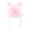 Pink, variant on HAOTAGS Baby Bucket Hat, Cotton Sun Hat for Toddler Girls Fisherman Cap with Bowknot Adjustable Chin Strap Breathable Summer UV Protection Sky Blue Size 2T