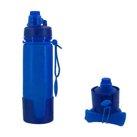 

FAIOIN Soft Foldable Flask 500ml Water Bottle Hydration Water Bladder for Running Marathon Cycling Trail Hiking