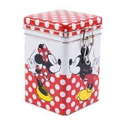 Disney Mickey and Minnie Polka Dots Rectangular Lock Top Canister, 95682