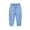 Blue#4, variant on Utoimkio Toddler Girls Straight Leg Denim Pants Elastic Waisted Jeans Size 1-6T