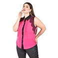 thumbnail image 1 of Blusa sin manga con encaje Roman Fashion /Tallas Extras, 201 (Magenta) fucsia oscuro 40, 1 of 5