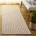 thumbnail image 2 of SAFAVIEH Cape Cod Rowina Wavy Striped Runner Rug, Ivory/Gold, 2'3" x 8', 2 of 10