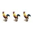 thumbnail image 1 of Transemion Resin Statue Chicken Statue Decorative Backyard Patio for Lawn Lift Foot L 3Set, 1 of 6