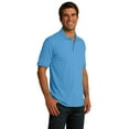 thumbnail image 4 of Port & Company Core Blend Jersey Knit Polo-5XL (Aquatic Blue), 4 of 6