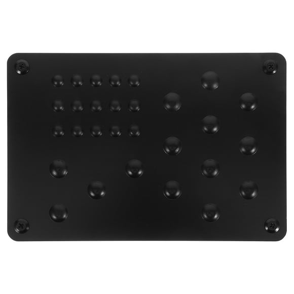 1 juego de pedales de coche duraderos para el talón del pie, que mejoran la comodidad y la seguridad al conducir.