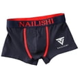 thumbnail image 2 of NTACZA Plus Size Men Underwear Cotton Breathable Blue Boxer Briefs Quick Dry Athletic Mens Boxers XL, 2 of 3