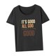 thumbnail image 5 of Camiseta para mujer, ropa deportiva de verano, ropa de calle, camiseta con cuello redondo para vacaciones XL, 5 of 7