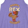thumbnail image 2 of Instant Message - Happy Rex Giving - Toddler & Youth Girls A-line Dress, 2 of 5