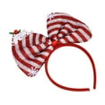 thumbnail image 4 of Diadema navideña con lazo Strade Fareast Limited Raya roja y blanca, 4 of 8