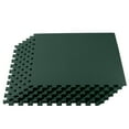 thumbnail image 1 of We Sell Mats 3/4 Inch Thick Multipurpose EVA Foam Floor Tiles, Interlocking Floor Mat for Indoor Gym and Home Use, 24 in x 24 in, Hunter Green, 1 of 9