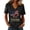 #269Black, variant on 250 Anniversary USA V Neck Shirt for Women 250th Birthday Patriotic American Flag T-Shirt
