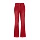 thumbnail image 4 of ICHUANYI Clearance Women Fashion Leisure Pocket Button Trousers Slightly Flared Pants Denim(Red, M) ICHUANYI WER2023081207624, 4 of 6