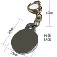 thumbnail image 3 of Personalized Pet Id Tags, Cute Mini Cat Shape Metal Name Tags for Collars, Anti-Lost Pet Identification Tag with Split Ring, 3 of 6