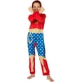 thumbnail image 2 of DC Comics Justice League Superhero Matching Family Costume Pajamas Union Suit, 2 of 6