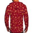 thumbnail image 2 of TRKIYQC Sudadera con Capucha navideña para Hombre, Sudadera con Capucha de Papá Noel y muñeco de Nieve de Manga Larga con Bolsillo TRKIYQC moda, 2 of 6