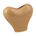 thumbnail image 1 of Jarrón de cerámica con forma de corazón, centro de mesa, obra de arte romántica, elegante florero para color albaricoque, 1 of 9