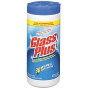 Glass Plus Glass & Multi-Surface Cleaning Wipes, 30 Count