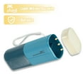 thumbnail image 5 of Large Capacity Toothbrush Case with Cups Traveling Toothbrush Holders PP PE Blue Beige 7.87"x3.07"x2.28", 5 of 7