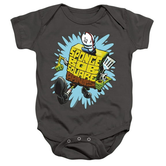 Spongebob Letter Spongebob Unisex Infant Snap Suit for Baby
