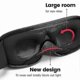 thumbnail image 2 of 3D Contoured Sleep Mask for Office Breaks and Travel with Breathable Design, 2 of 5