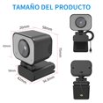 thumbnail image 2 of NOVAKA C&aacute;mara Web 4K, Micr&oacute;fono Integrado con Cancelaci&oacute;n de Ruido, Sensor CMOS, Enfoque Autom&aacute;tico R&aacute;pido, USB Plug&Play, para Streaming, Cl, 2 of 8