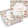 Thanksgiving Paper Napkins for Friendsgiving Party (5 x 5 In, 50 Pack)