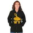 thumbnail image 3 of Wyoming Western Rodeo Rider WY Zip Up Hoodie Men's Women's Brisco Brands L, 3 of 6
