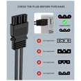 thumbnail image 5 of Foot Pedal Power Cord Replacement for Sewing Machine for 033770217 Hd1000 Hd3000 128 2212 7318 Us P, 5 of 5