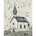 thumbnail image 2 of Augustine, Jodi 26x32 Black Ornate Wood Framed with Double Matting Museum Art Print Titled - Here is the Steeple, 2 of 4