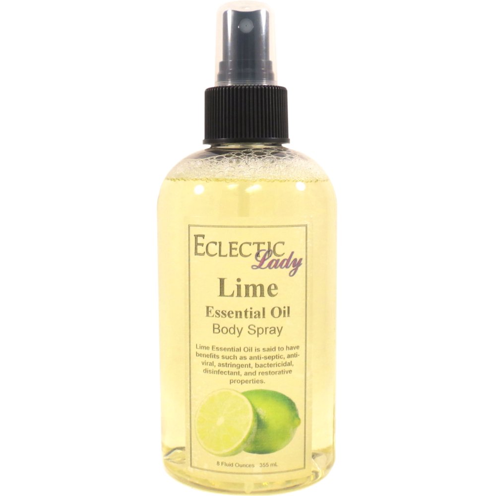 Lime Essential Oil Body Spray, 16 ounces