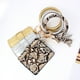 thumbnail image 3 of BRIGHTFUFU Pulsera Llavero Bolso Soporte creativo Bolso multifunción Bolso de cambio de moda para niñas para mujeres Damas (astilla), 3 of 7