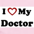 thumbnail image 2 of CafePress - I Love My Doctor Infant Bodysuit - Baby Light Bodysuit, Size Newborn - 24 Months, 2 of 4