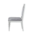 thumbnail image 2 of ACME Maverick Side Chair (Set-2) in Fabric & Platinum, 2 of 4