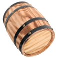 thumbnail image 2 of Barril de vino de roble Barril de vino de madera Barril de oporto vintage Cubo de whisky añejo Dispensador marrón, 2 of 9