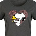 thumbnail image 3 of Peanuts - Snoopy Woodstock Xo Heart - Women's Any Way Dress, 3 of 6