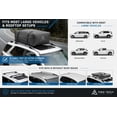thumbnail image 3 of Journeyer - 18 Cubic Feet Weatherproof Rooftop Cargo Carrier for Top of Vehicle, Attaches With or Without Roof Rack, 3 of 9