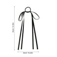 thumbnail image 2 of FOMIYES Black Elastic Hair Band Bowknot Hair Tie Multifunctional Use, 2 of 8