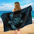 thumbnail image 3 of Kuiaobaty Sea Turtle Print Towel Car Seat Covers Front Seats Hibiscus Print Front Seat Covers for SUV Truck Sedan Van Sweat Absorption Sports Towels, Beach Towel, Running Towels, 3 of 8