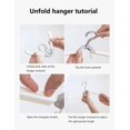thumbnail image 3 of 6 PCS Portable Folding Clothes Travel Hangers,Hangers Foldable, Non-Slip, Lightweight for Home and Travel, 3 of 6