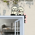 thumbnail image 2 of Craftnamesign Maltese Dog Door Topper Metal Wall Art, Bedroom Door Decoration, Pet Lover Gifts, 2 of 4