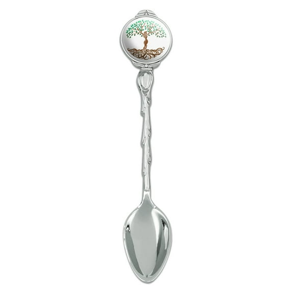 Tree of Life Mother Nature Novelty Collectible Demitasse Tea Coffee Spoon