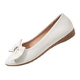 thumbnail image 2 of Samdudou Ballet Flats for Women Pointed Closed Toe Slip On Dress Shoes Large Bowknot Detail with Rhinestone Accent for Wedding Party, 2 of 9